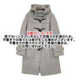 Mackintosh メルトンウール ナイロン 日本製 サイズ40 ダッフルコート ライトグレー レディース マッキントッシュ【中古】5-1214A♪