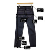 RED CARD Anniversary スリムテーパード 定価20900円 26403 ジーンズ デニムパンツ ネイビー レディース レッドカード【中古】6-0307G∞