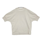 homspun ドルマンスリーブ 222-6317 半袖Ｔシャツ カットソー ライトベージュ レディース ホームスパン【中古】6-0514S♪