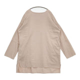 veritecoeur デイリー プルオーバー 定価26400円 VC-2652 コットンウール チュニック ワンピース ピンク レディース ヴェリテクール【中古】6-0307M∞