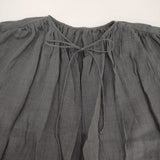 BEAUTY&YOUTH UNITED ARROWS フロントリボン ティアード シャツ 定価14960円 ブラウス シャツ 25SS チャコールグレー レディース ビューティアンドユース【中古】6-0408M∞