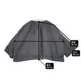 BEAUTY&YOUTH UNITED ARROWS フロントリボン ティアード シャツ 定価14960円 ブラウス シャツ 25SS チャコールグレー レディース ビューティアンドユース【中古】6-0408M∞