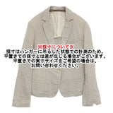 Hermaphrodite サイズ1 リネン 1413403 テーラードジャケット ライトグレー レディース エルマフロディット【中古】6-0311M♪