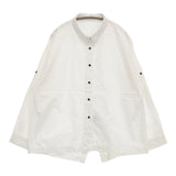 LuLuDoLce ルルドルチェ 793169 コットン 長袖シャツ ホワイト レディース【中古】6-0307M∞