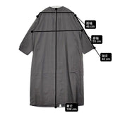 Dgy D8236 リネンレーヨン 製品洗い ワンピース チャコールグレー レディース ディージーワイ【中古】6-0412M∞
