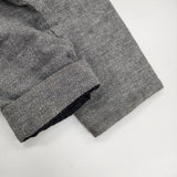 blue willow 中綿 フード付き コットンリネン コート ネイビー・ホワイトのミックス レディース ブルーウィロウ【中古】5-1219A△