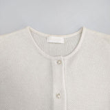 BALLSEY パールメッシュコンビ ペプラムプルオーバー 定価23100円 ベスト 25SS アイボリー レディース ボールジー【中古】6-0408M∞