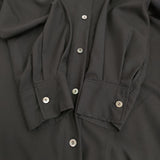 mizuiro-ind T/R stand collar flare OP フレアシャツワンピース ワンピース ブラック レディース ミズイロインド【中古】5-1128M♪