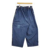 Brocante WOODY HOUSE別注 ロングトヌーパンツ 33-385D 定価22000円 ワイド イージー デニムパンツ ブルー レディース ブロカント【中古】5-1128G♪