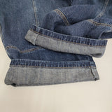 Brocante WOODY HOUSE別注 ロングトヌーパンツ 33-385D 定価22000円 ワイド イージー デニムパンツ ブルー レディース ブロカント【中古】5-1128G♪