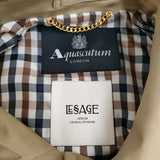 Aquascutum/JOURNAL STANDARD L'essage 別注 ステンカラーコート 定価138600円 25SS ベージュ レディース アクアスキュータム/ジャーナルスタンダードレサージュ【中古】5-1128M♪