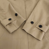 Aquascutum/JOURNAL STANDARD L'essage 別注 ステンカラーコート 定価138600円 25SS ベージュ レディース アクアスキュータム/ジャーナルスタンダードレサージュ【中古】5-1128M♪
