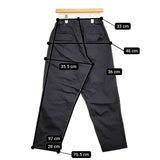 45R/45rpm 双糸チノの908チーゴパンツ サイズ2 定価49500円 パンツ 2025 ネイビー レディース フォーティーファイブアールピーエム【中古】5-1128G♪