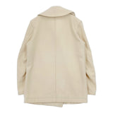 ARTS&SCIENCE ショートPコート ウール ダブルボタン 023-0138-305 コート アイボリー レディース アーツ&サイエンス【中古】5-1219A△