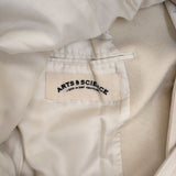 ARTS&SCIENCE ショートPコート ウール ダブルボタン 023-0138-305 コート アイボリー レディース アーツ&サイエンス【中古】5-1219A△