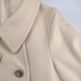 ARTS&SCIENCE ショートPコート ウール ダブルボタン 023-0138-305 コート アイボリー レディース アーツ&サイエンス【中古】5-1219A△