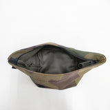 Herve Chapelier 927W カモフラージュ コーデュラ舟型ポーチ M 迷彩 ポーチ カーキ レディース エルベ・シャプリエ【中古】5-1217G◎