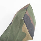 Herve Chapelier 927W カモフラージュ コーデュラ舟型ポーチ M 迷彩 ポーチ カーキ レディース エルベ・シャプリエ【中古】5-1217G◎