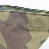 Herve Chapelier 927W カモフラージュ コーデュラ舟型ポーチ M 迷彩 ポーチ カーキ レディース エルベ・シャプリエ【中古】5-1217G◎