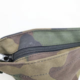 Herve Chapelier 927W カモフラージュ コーデュラ舟型ポーチ M 迷彩 ポーチ カーキ レディース エルベ・シャプリエ【中古】5-1217G◎