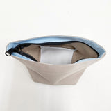 Herve Chapelier 927N ナイロン舟型ポーチ M ナクル アーティック ポーチ グレージュ ミズイロ レディース エルベ・シャプリエ【中古】5-1217G◎