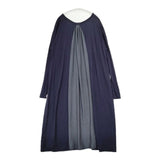 Le pivot ウールニット 切り替え ワンピース ネイビー レディース ルピボット【中古】6-0105T∞