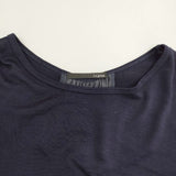 Le pivot ウールニット 切り替え ワンピース ネイビー レディース ルピボット【中古】6-0105T∞