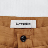LUV OUR DAYS 種も仕掛けもございますPANTS LV-PT0119 サイズ1 テーパード パンツ キャメル レディース ラブアワーデイズ【中古】6-0311M♪
