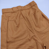 LUV OUR DAYS 種も仕掛けもございますPANTS LV-PT0119 サイズ1 テーパード パンツ キャメル レディース ラブアワーデイズ【中古】6-0311M♪