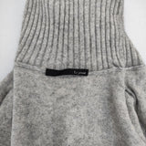 Le pivot ウール混 タートルネック アンゴラ混 セーター ニット グレー レディース ルピボット【中古】6-0105T∞