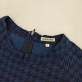 HOLLYWOOD RANCH MARKET HRM 千鳥格子 ワンピース ブルー レディース ハリウッドランチマーケット【中古】6-0307M∞