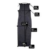 Harriss コンビネゾン FP182-57062 サイドボタン サロペットパンツ オールインワン ツナギ ネイビー レディース ハリス【中古】6-0307M∞