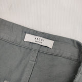 archi CHLORITE PANTS オーガニックコットン ワイドパンツ 日本製 サイズM パンツ ブルーグレー レディース アーキ【中古】6-0329G△
