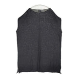 humoresque リネン ノースリーブチュニック ワンピース ブラック レディース ユーモレスク【中古】6-0613S∞