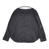 evam eva コットンドルマンプルオーバー E171T014 ブラウス シャツ チャコールグレー レディース エヴァムエヴァ【中古】6-0224M♪