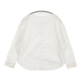 evam eva コットンドルマンプルオーバー E171T014 日本製 ブラウス シャツ ホワイト レディース エヴァムエヴァ【中古】6-0307M∞