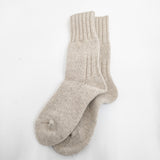 Nature is me 新品 ラムスウールソックス 定価2860円 22-24cm 靴下 ベージュ レディース【中古】5-1217T◎