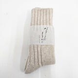 Nature is me 新品 ラムスウールソックス 定価2860円 22-24cm 靴下 ベージュ レディース【中古】5-1217T◎
