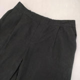 evam eva cotton narrow pants 定価23100円 E213T062 日本製 パンツ ブラック レディース エヴァムエヴァ【中古】6-0307G∞