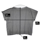 evam eva linen pullover 定価16500円 ブラウス シャツ グレー レディース エヴァムエヴァ【中古】6-0613S∞