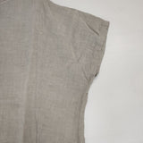 evam eva linen pullover 定価16500円 E212T001 ブラウス シャツ ベージュ レディース エヴァムエヴァ【中古】6-0613S∞