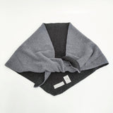 audrey and john wad トライアングルストール ウールナイロン 定価14300円 25AW グレー ブラック レディース オードリーアンドジョンワッド【中古】5-1203T♪