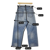 JOURNAL STANDARD LUXE 11OZデニムタック5PK 定価31900円 サイズS デニムパンツ 25SS Lブルー レディース ジャーナルスタンダード ラックス【中古】5-1203G♪