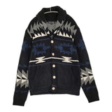 BAREFOOT DREAMS Native Shawl Cardigan C697 サイズM ネイティブショールカーディガン ブラック レディース ベアフットドリームス【中古】5-1214T♪