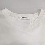 ebure スーピマコットン 9910900079 半袖Ｔシャツ カットソー ホワイト レディース エブール【中古】6-0613S∞