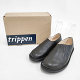 trippen Composition 38 定価66000円 牛革 スリッポン ブラック レディース トリッペン【中古】6-0224G◎