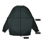 mizuiro-ind crew neck wide P/O クルーネックワイドプルオーバー 定価12980円 3-220122 ニット 25AW Dグリーン レディース ミズイロインド【中古】5-1203M♪
