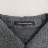 23区 滝沢眞規子さん着用 洗えるウールミルドジャージーシャツ 定価28930円 サイズ48 長袖シャツ 25AW グレー レディース 23区【中古】5-1203T♪