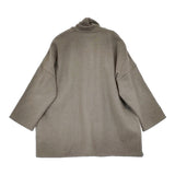 evam eva ショートローブ short robe 定価31900円 E253T186 サイズM ウールカシミヤ コート 25AW グレー レディース エヴァムエヴァ【中古】5-1203T♪