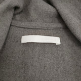 evam eva ショートローブ short robe 定価31900円 E253T186 サイズM ウールカシミヤ コート 25AW グレー レディース エヴァムエヴァ【中古】5-1203T♪